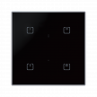 Безжичен стъклен ключ с четири бутона черен скосен RFDW-71/B photo